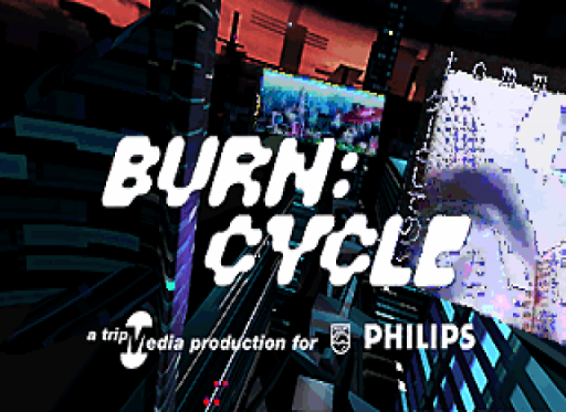 Burn: Cycle title screen for CD-i
